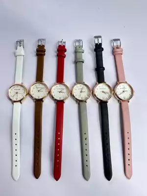 Часы наручные женские Michael J кварцевые с мягким ремешком, модные повседневные, для девочек-подростков, с датой и временем